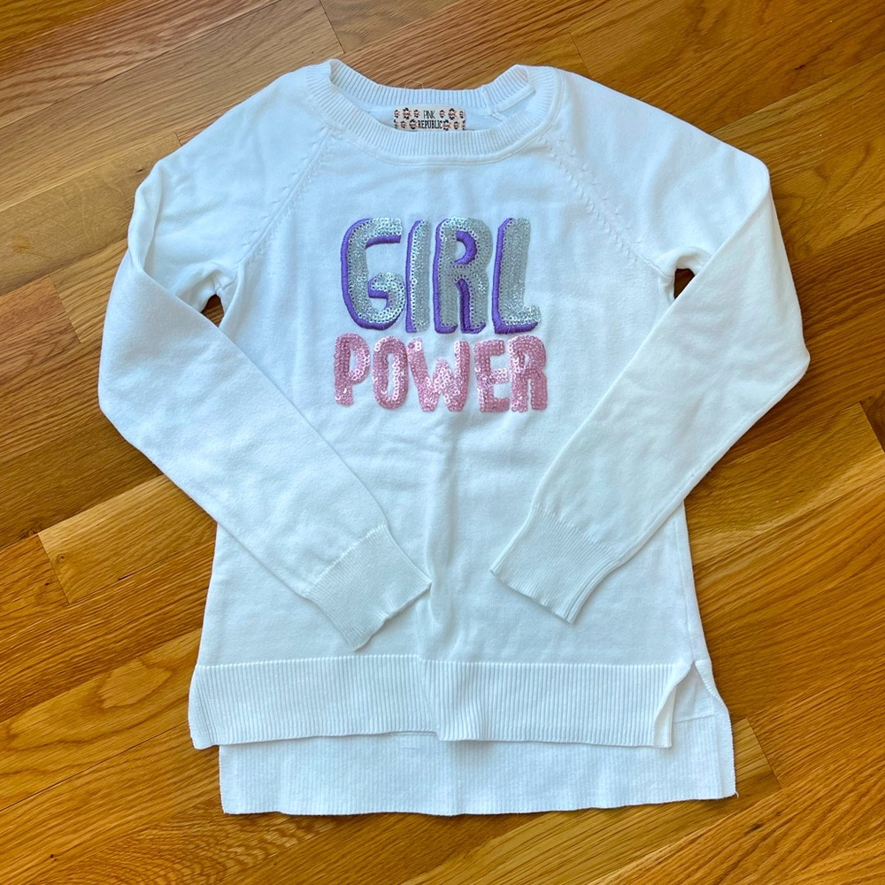 Girl power sweater
